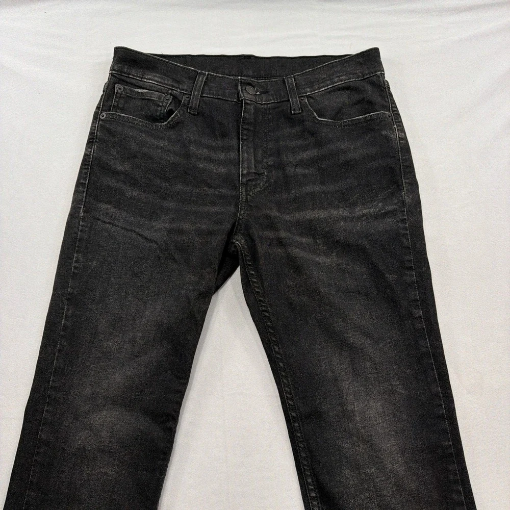 Levi's Jeans 511 Slim Fit Faded Black Denim Stretch Mens W33 L30